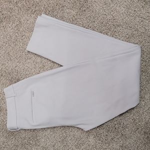 Light gray ankle work pants